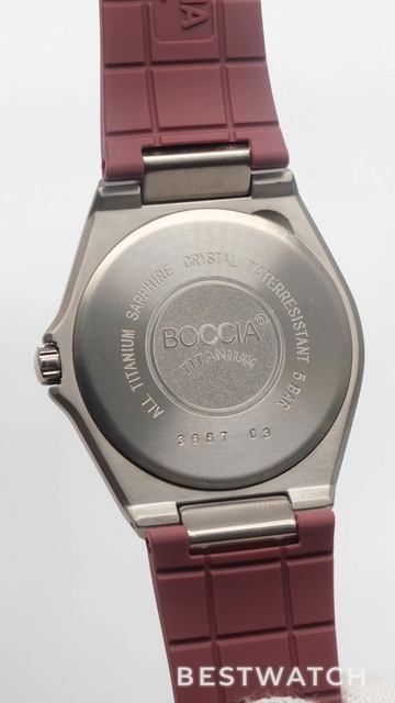 Часы Boccia Titanium 3667-03 - купить на Bestwatch.ru