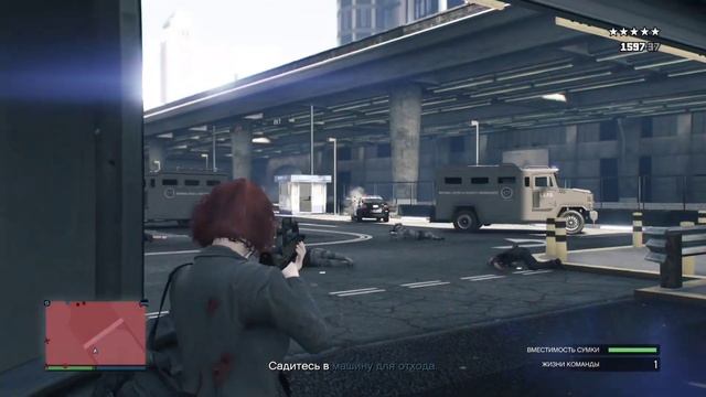 GTA 5 (Grand Theft Auto V). Federal storage raid. Microsoft Xbox Series.