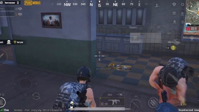 PUBG Mobile - с братом гоняем ботиков