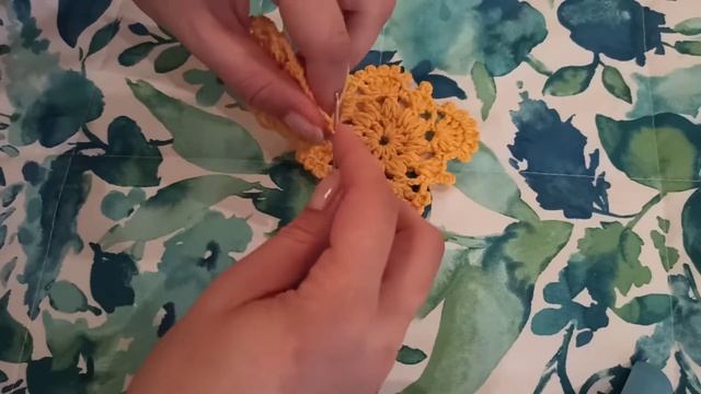 Квадратный мотив крючком.Crochet square motif