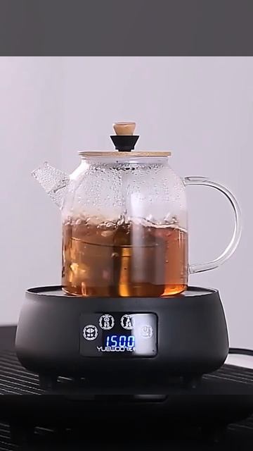 Glass Teapot With Stainless Steel Infuser Box
