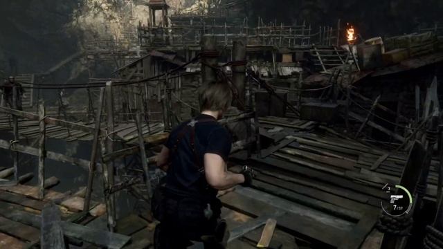 Луис человек из мешка resident evil 4 remake #3 прохождение игры