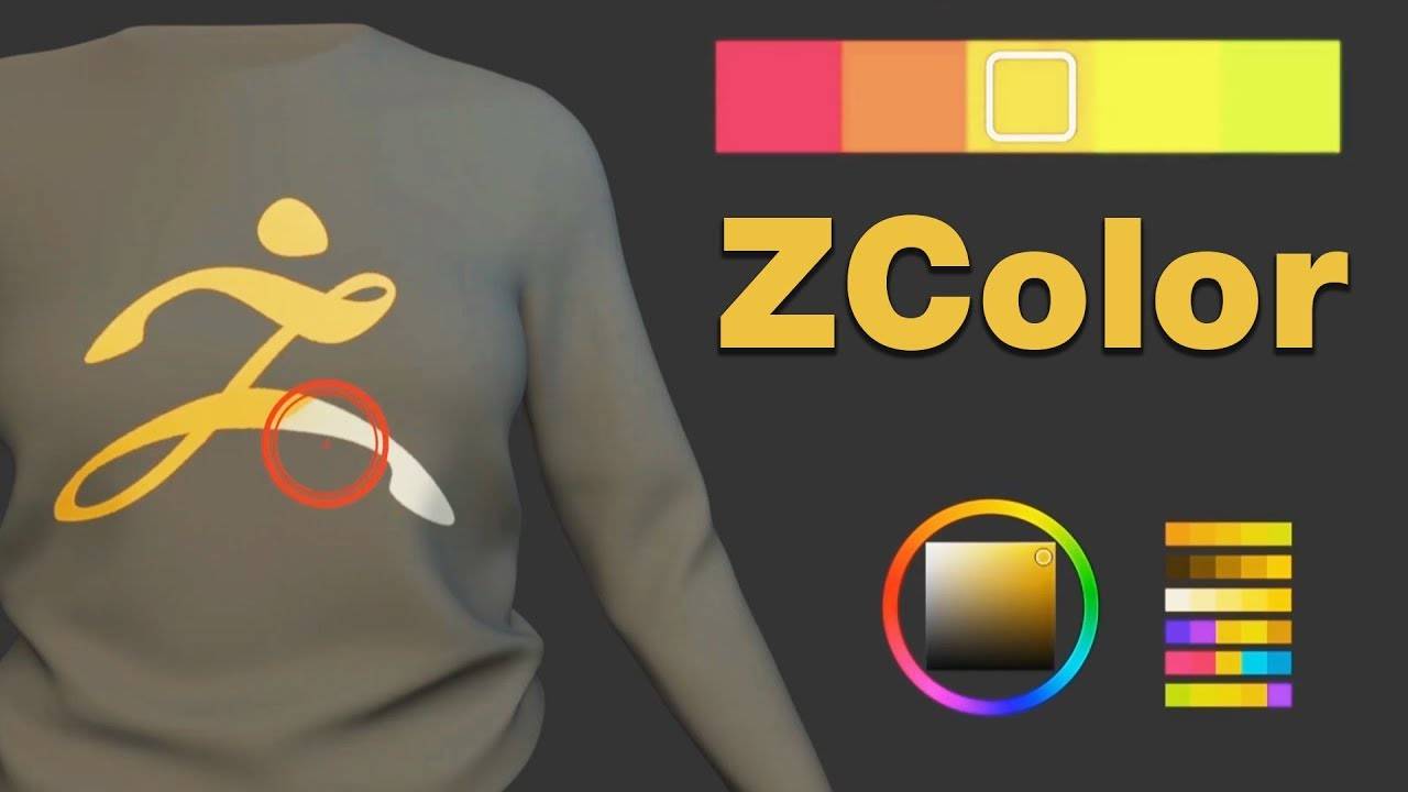 ZColor. Плагин для Zbrush.