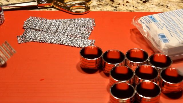 DIY  BLING BLING Napkins Rings!!!