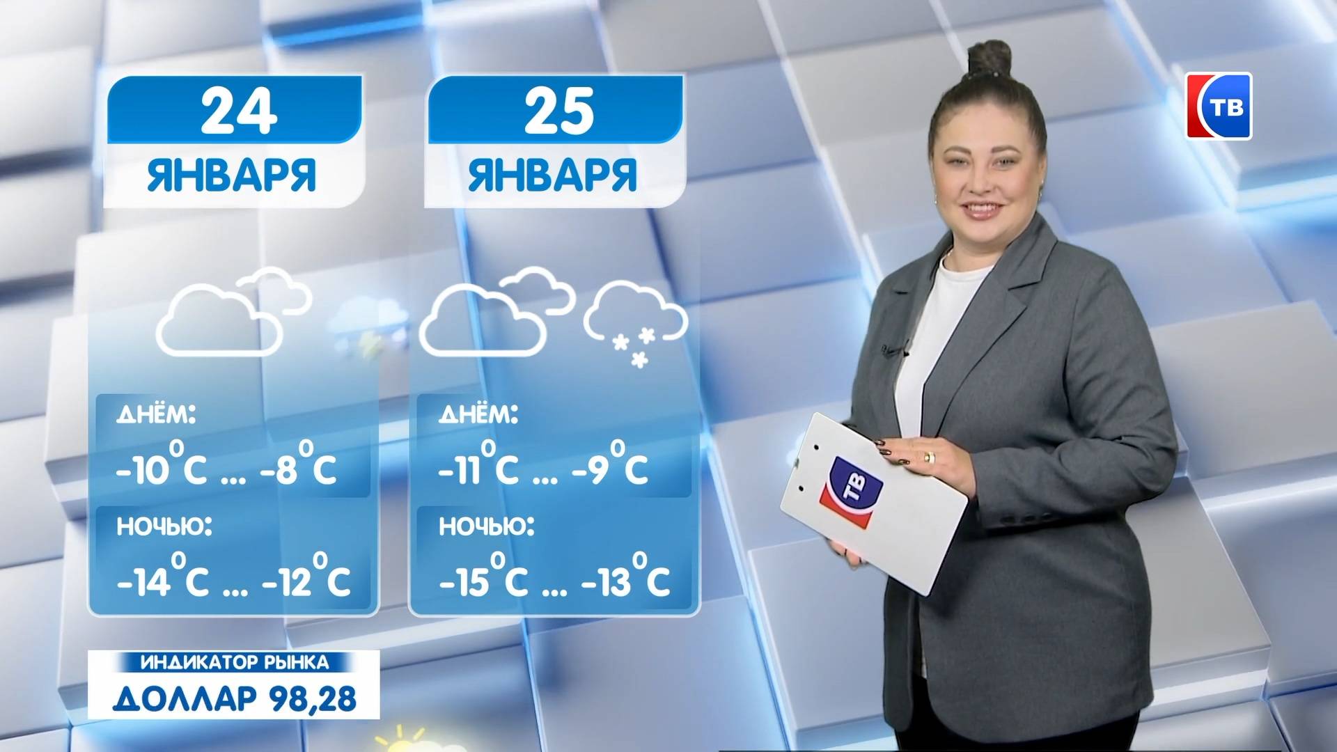 Прогноз погоды на 24 января
