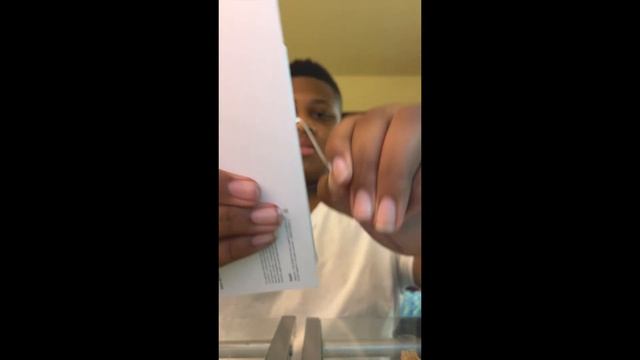 Unboxing the apple polishing cloth