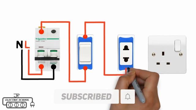Проводка в доме подключение к 2-контактным и 3-контактным розеткам