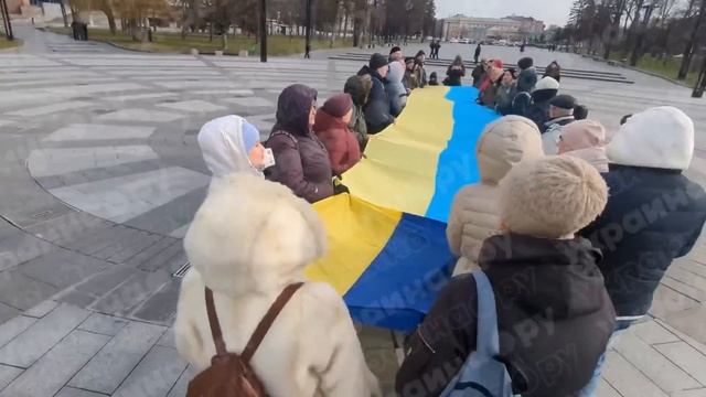 В Харькове щирые  мешканцы отметили -день соборности Украины.