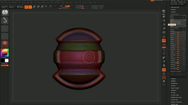 ZBrush 4 R2 Hardsurface with the Slice Curve Brush (720p)