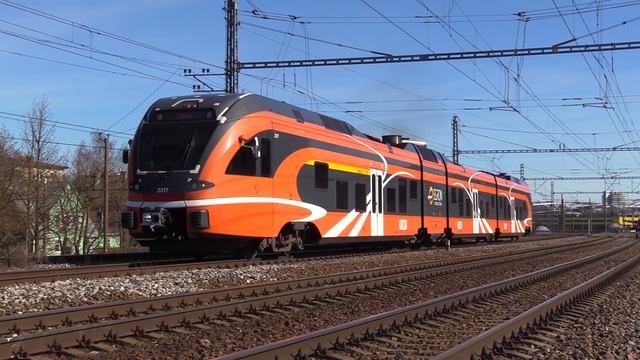 Тепловозы ТЭП70 и Штадлерские поезда / TEP70 locos and Stadler trains