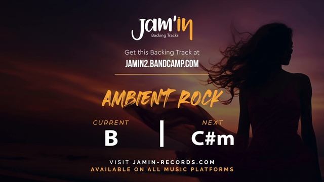 Ambient Rock Guitar Backing Track in C# Minor