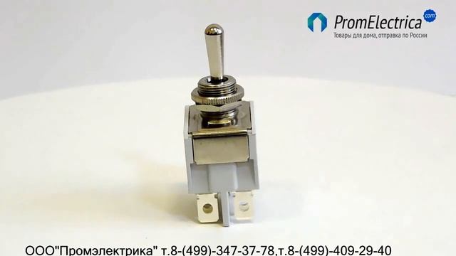 641H/2 Тумблер ON-OFF 10 Ампер, 2 положения вкл. выкл.