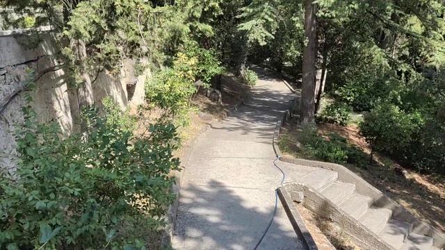 Крым Ялта Кореиз санаторий Дюльбер дорога от 2 корпуса до столовой