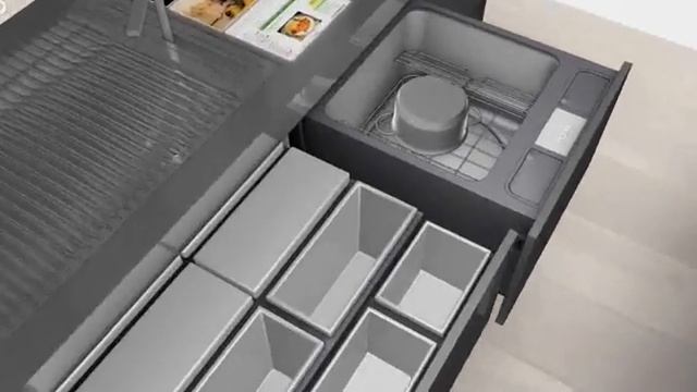 Electronic Drawers, Designer Handles, Cabinets and Drawers from Hettich