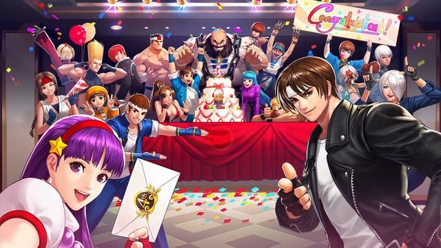 【KOF All Stars】4th Anniversary Title Screen - No interface