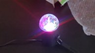 Unboxing R&G LED Super Mini Projector DJ Disco Laser Lighting Stage Light Party Show Plug from ebay
