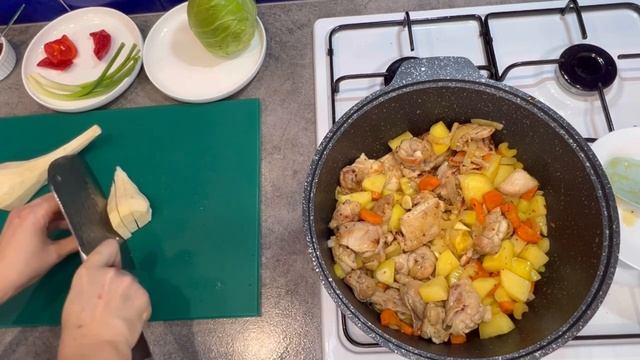 ОВОЩНОЕ РАГУ С КУРИЦЕЙ