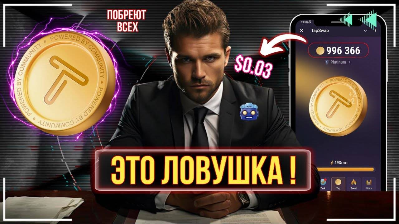 TapSwap - ЛИСТИНГ НЕ СКОРО \ ЭТО ИДЕАЛЬНАЯ "ПИРАМИДА" ДЛЯ НОВИЧКОВ !!!