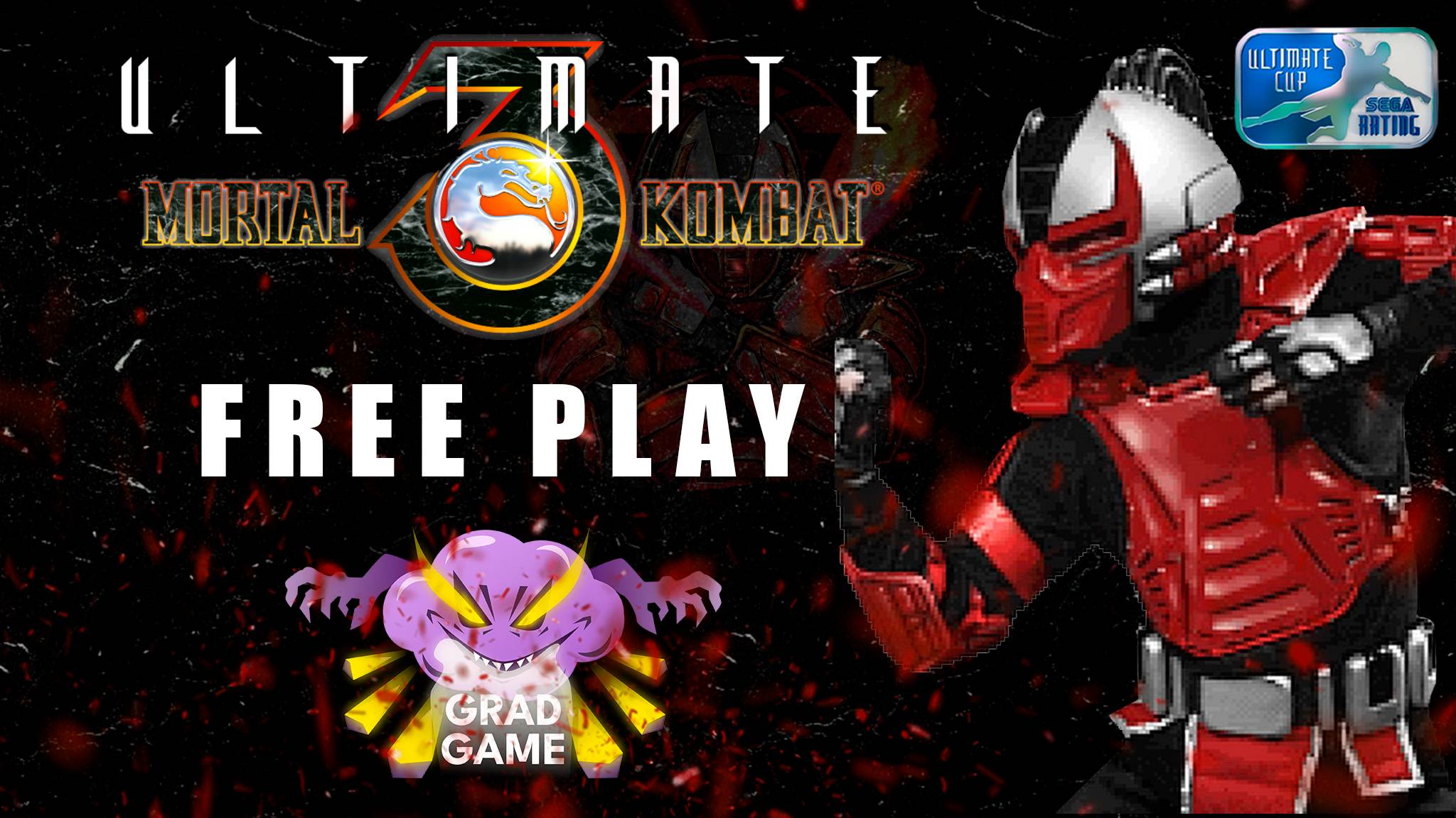 Mortal Kombat 3 Ultimate SEGA / Рейтинговый бой GRAD vs DarkKrons и GRAD vs Statskii / Free play