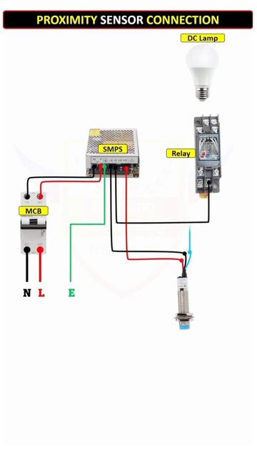 Proximity sensor connection system