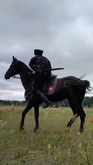 Павел Поляков рубка шашкой на коне