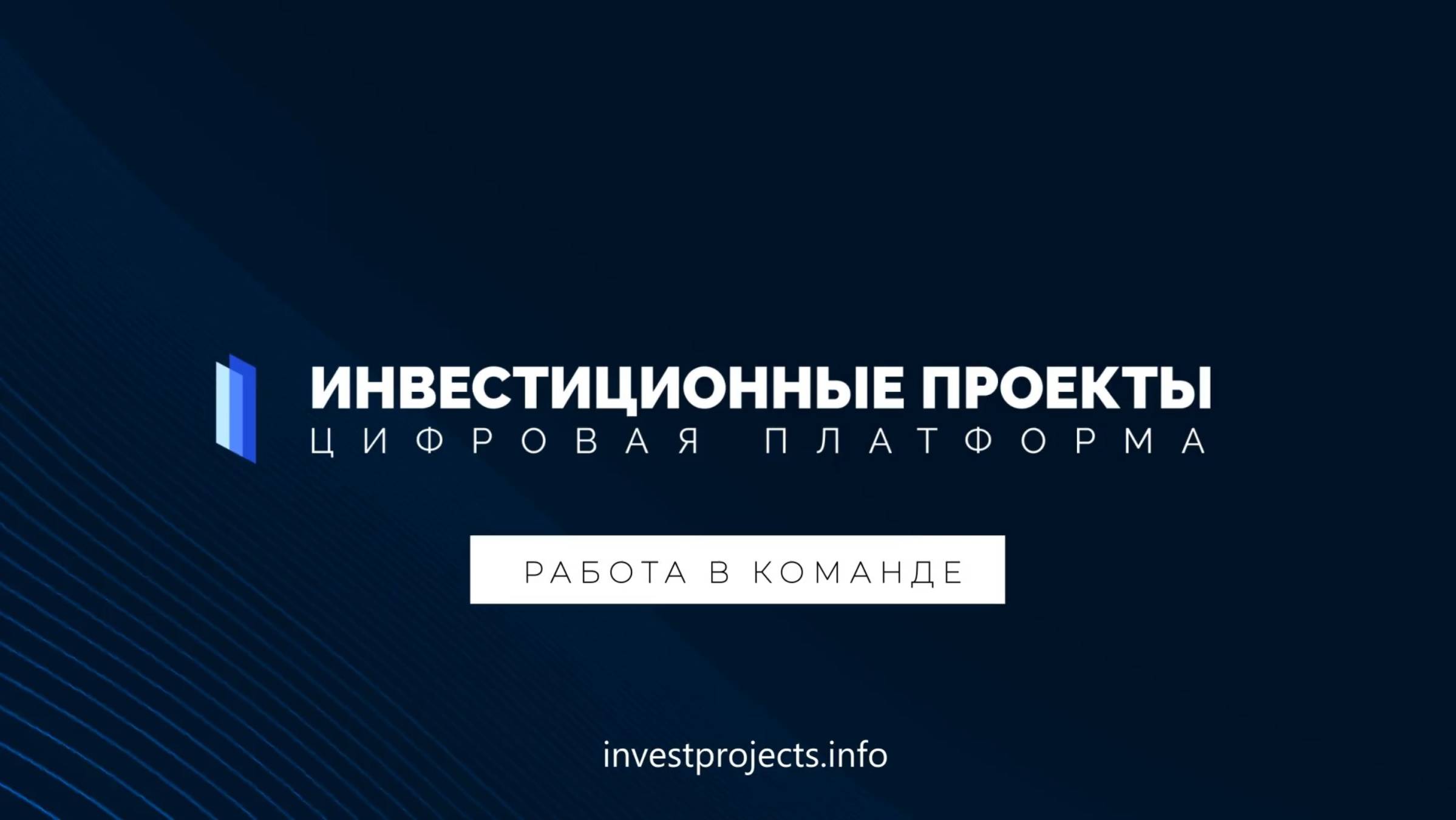 Работа в команде на Investprojects