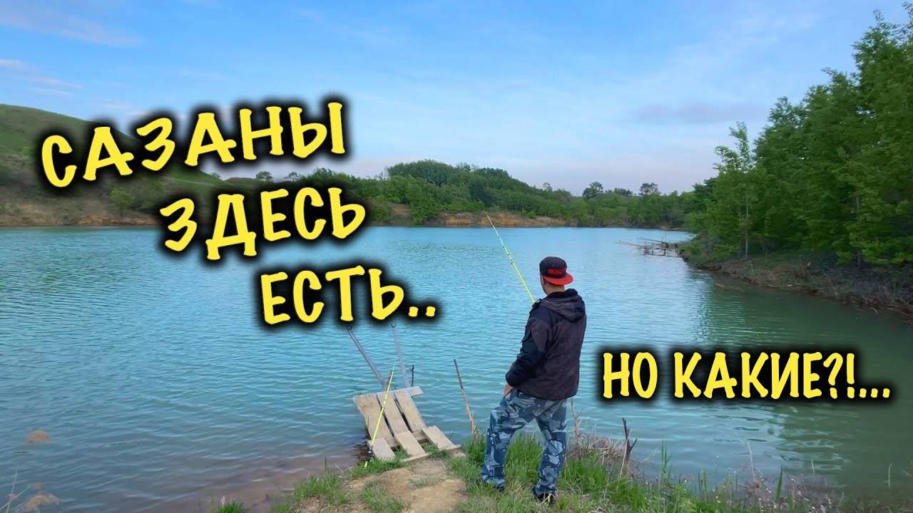Наловили много сазанов, но есть нюанс! Рыбалка на заброшенном карьере.