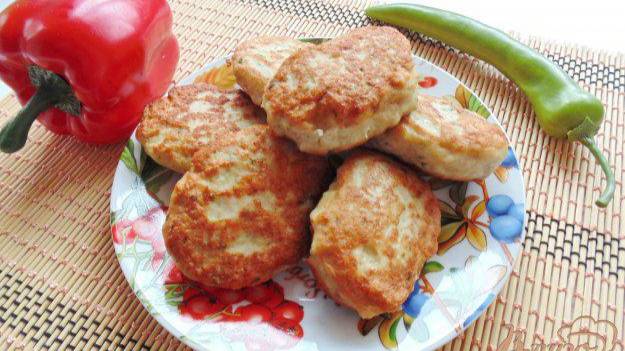 Котлеты из свинины с курицей и зеленым луком
