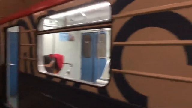 81-717/714.5М Перекраска Московский транспорт и 81-714.5М На станции Петровско-Разумовская