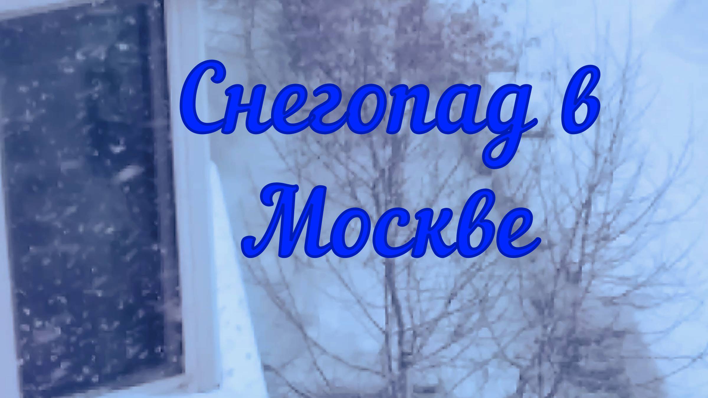 Снегопад в Москве 08.02.24г.