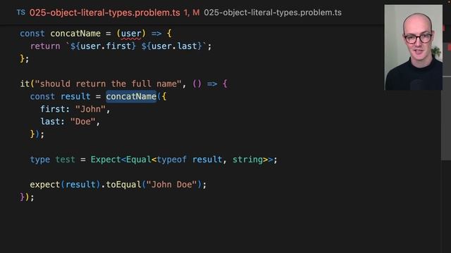 032 Typing Object Literals
