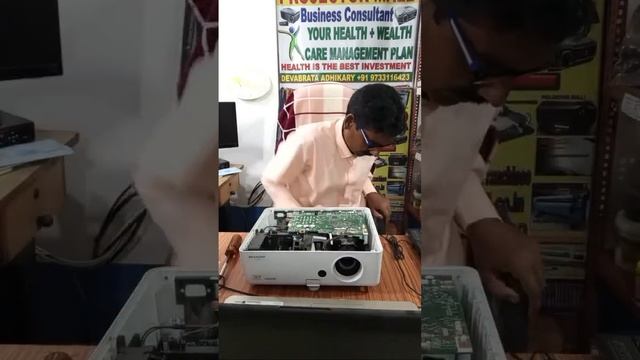 Sharp PGLS 2000 DLP projector full resetting complete training in Hindi | Live stream