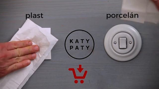 Odolnost vypínačů KATY PATY: skvrny od kolomazu