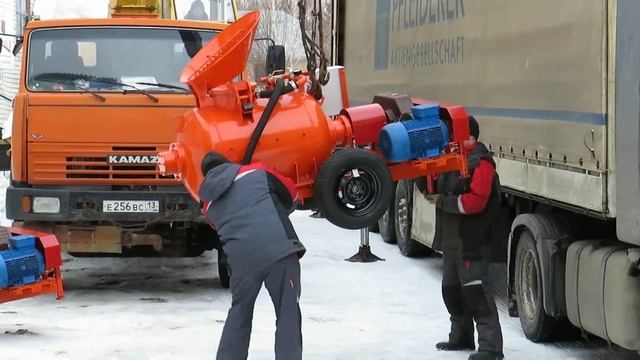 Пневмонагнетатель СО-241 К-Р11 для полусухой стяжки пола. Отгрузка новой партии.