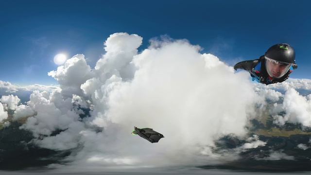 Wingsuit Cloud Flight - 360 VR GoPro Fusion (complete Flight)