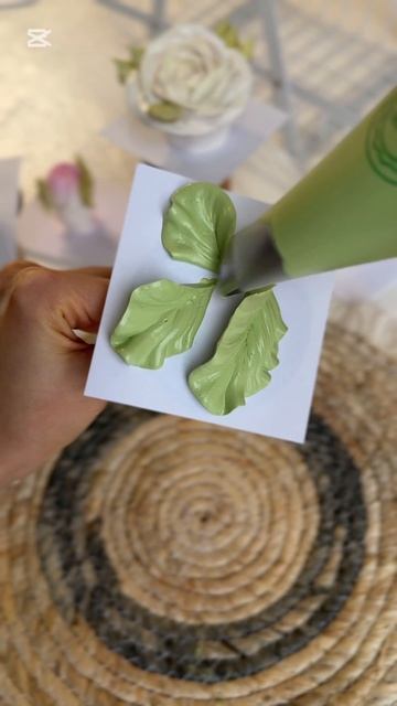 Листья из зефира для съедобных букетов🌷