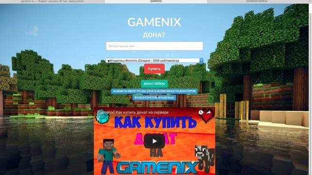 как купить донат на сервере minicraft