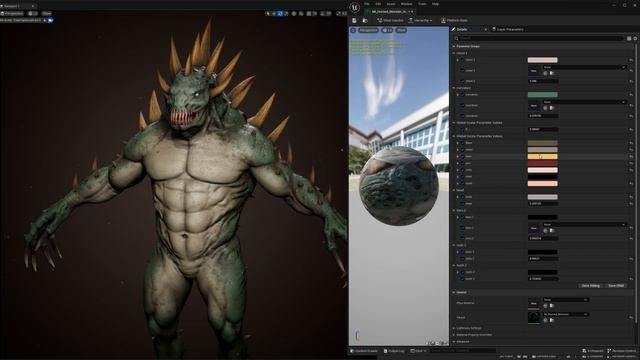 Horned Monster for FAB Marketplace Unity Asset store