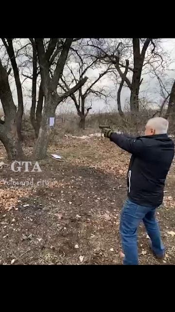 Shooting with two hands 100% hit