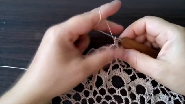 Serwetka na szydełku cz.2-doily crochet part 2