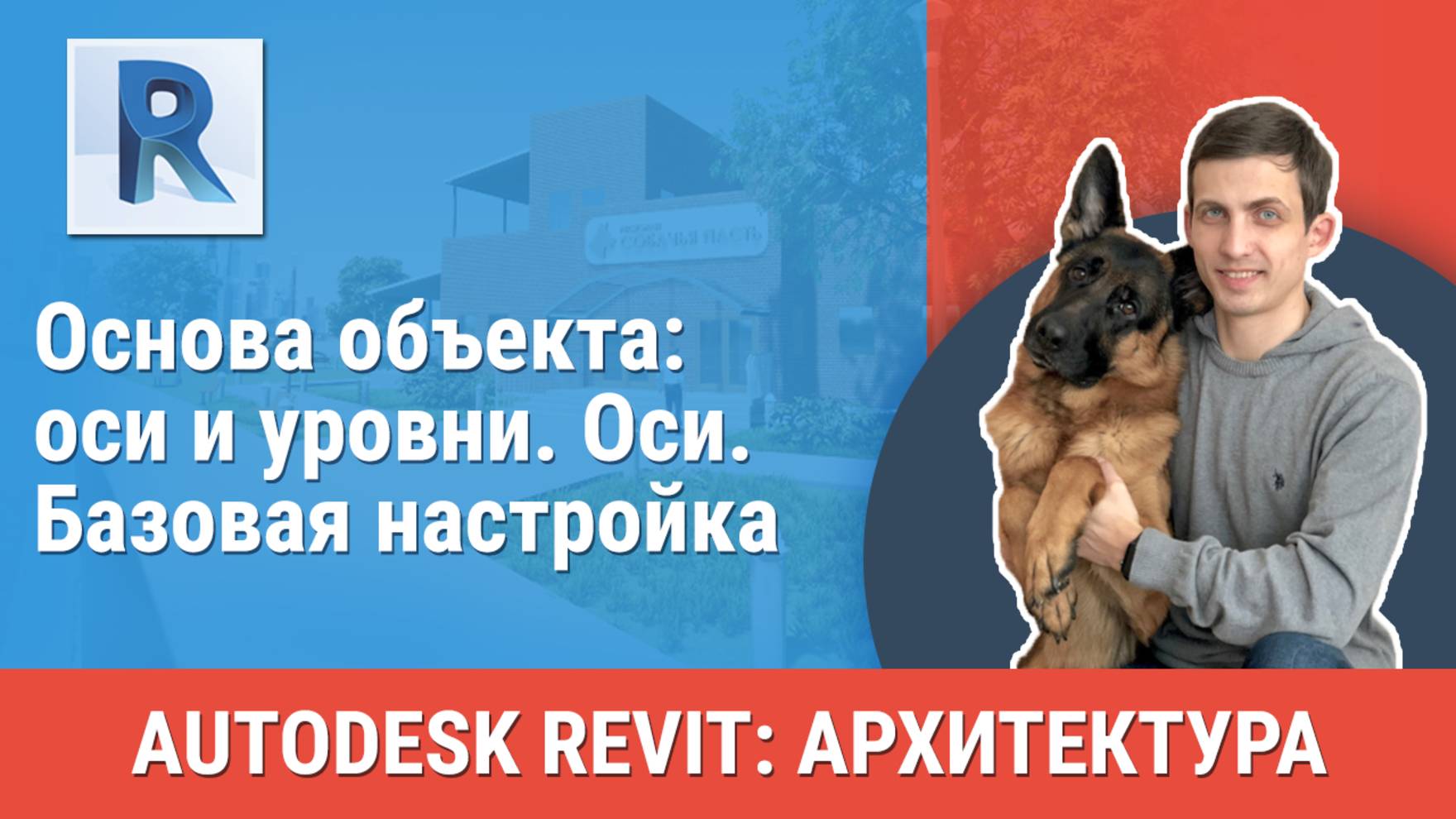 [Курс «Revit Архитектура: Продвинутый»] Оси. Базовая настройка