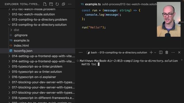 014 Configure the Output Directory for Compiled Files