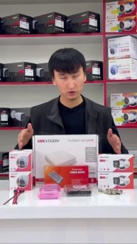 Hikvision HD kameralari komplekti, Kameralar uchun katta chegirma #hikvision #kamera #cctv #domofon