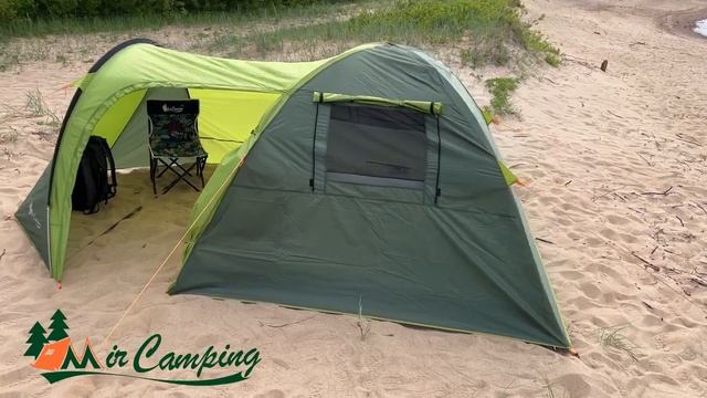 Палатка Mircamping 1504-3 /Обзор палатки /Как собрать палатку/ Дешевая хорошая палатка / 3х местная