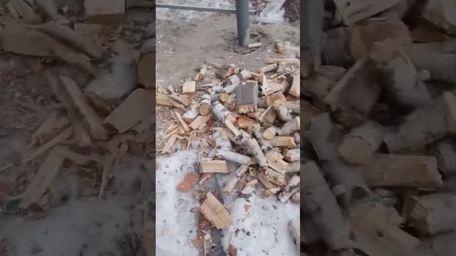 барабанная рубилка дров