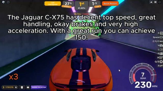 The NEW Jaguar C-X75 Is A Cheap BEAST! | Full Performance Review | Driving Empire