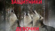 Волки. Защитники девочки. Слушать рассказ.