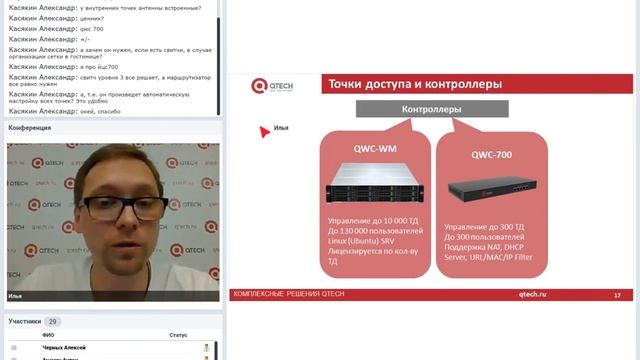 Беспроводные решения QTECH. Вебинар от 20.06.2018.