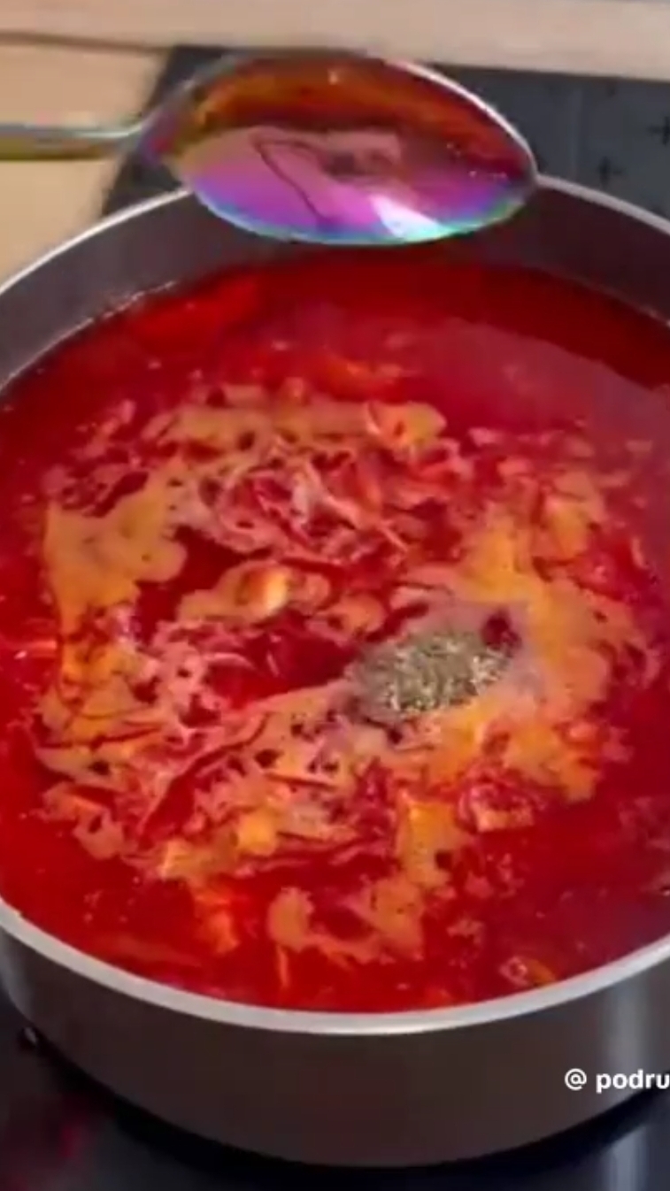 Рецепт борща🍲🌶️🍅