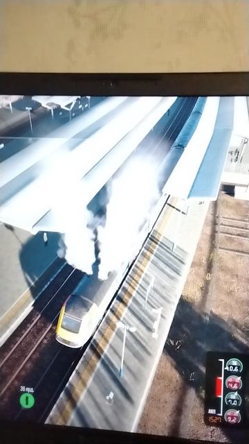 Запуск высокоскоростного тепловоза High speed train EMT